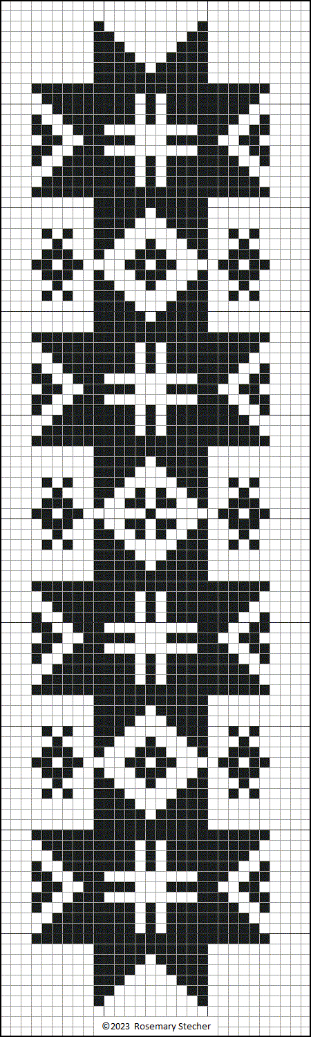 Chart Darned Net Embroidery