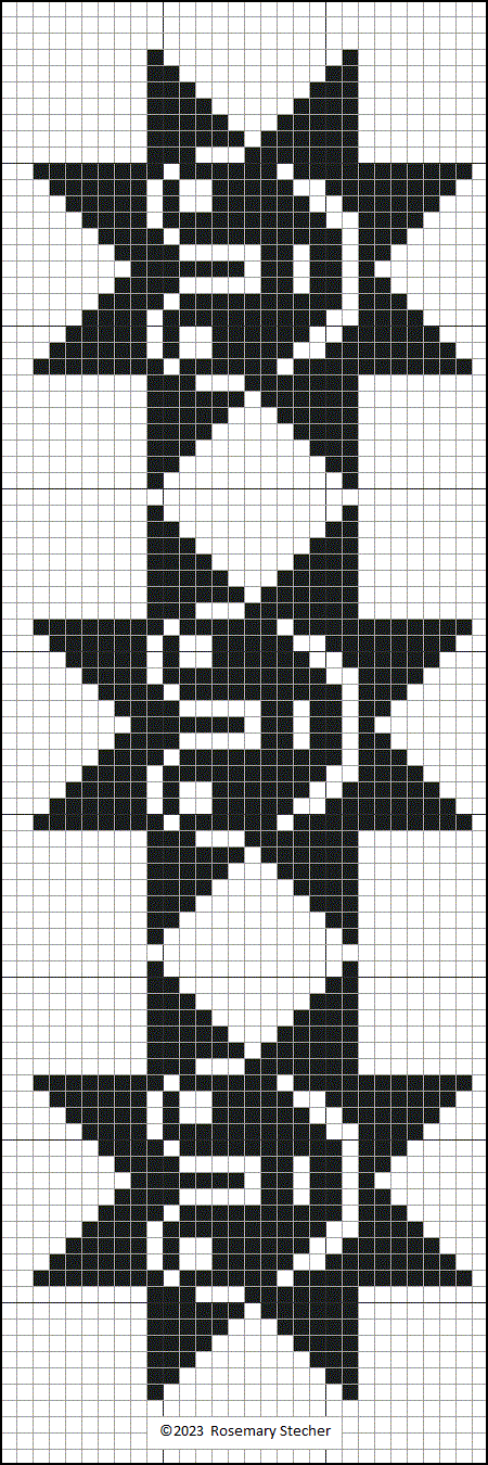 Chart Darned Net Embroidery