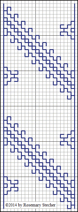 Chart for Double Running Stitch Embroidery