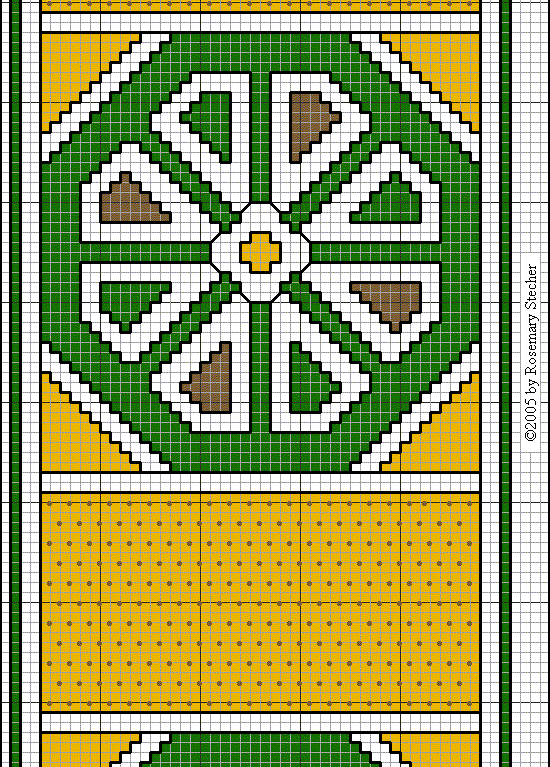 Chart for Double Running Stitch Embroidery