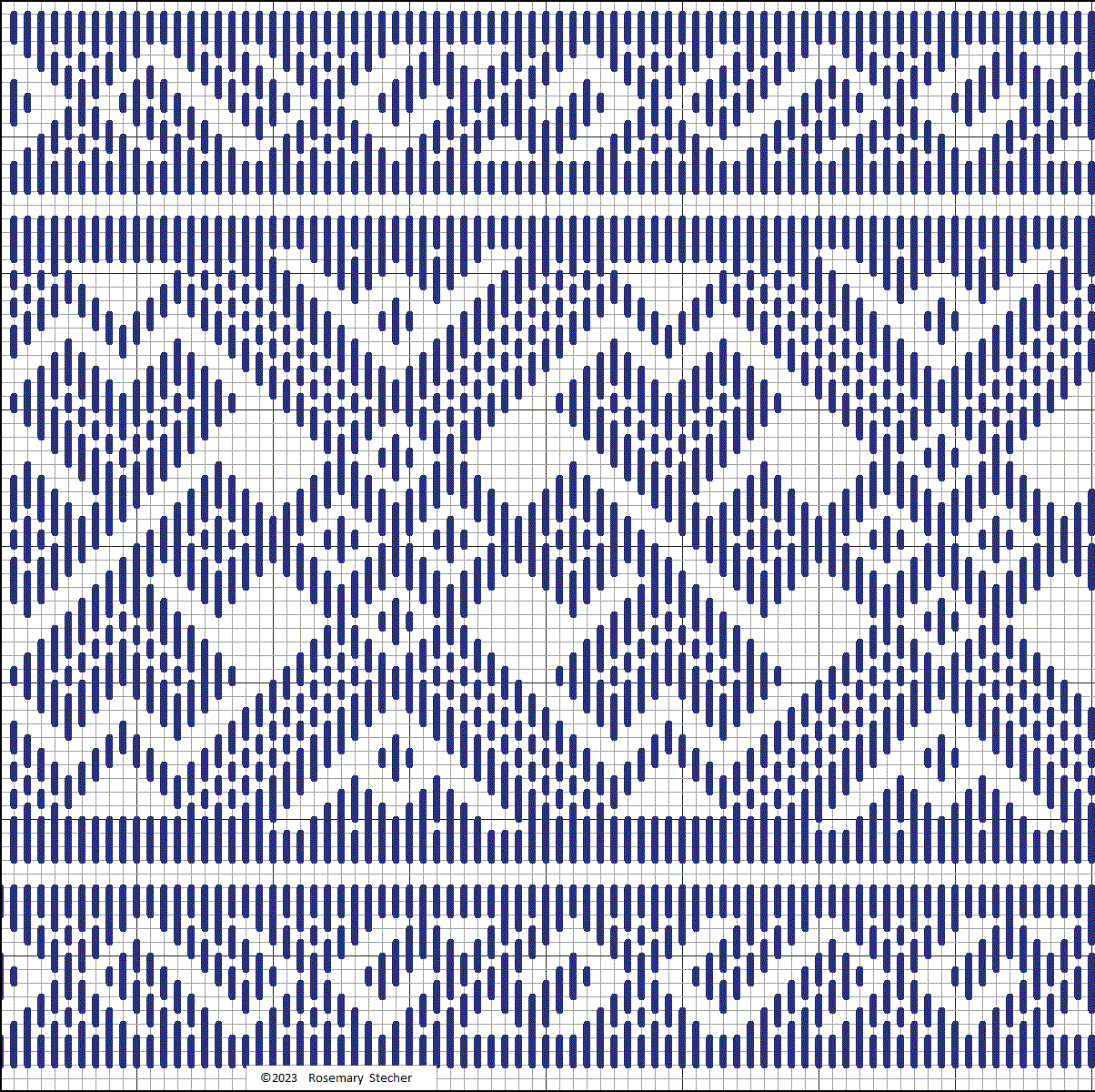 Chart for Pattern Darning