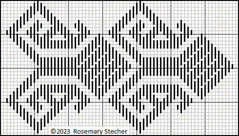 Chart for Double Running Stitch Embroidery