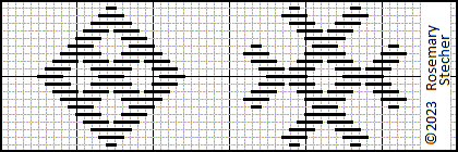 Chart for Pattern Darning Embroidery