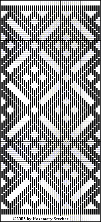 Chart for pattern darning