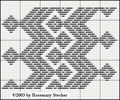 Chart for pattern darning